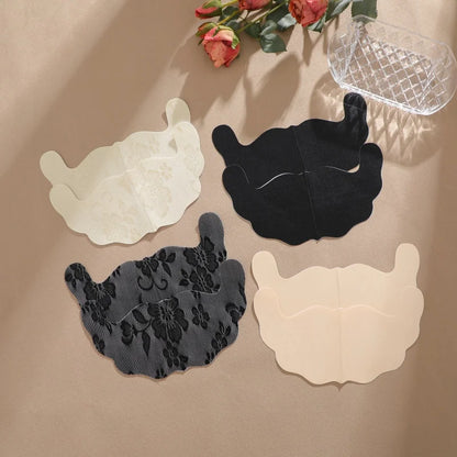 2/4 Pairs Lace U Shaped Breast Lift Tape Women Anti Sagging Adhesive Bra Pads Invisible Push Up Nipple Covers For Backless Dress