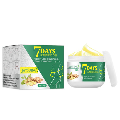 Ginger Slimming Cream Remove Cellulite Lost Weight Thighs Legs Firming Promotes Fat Burning Shaping Belly Sculpting Cream 30g
