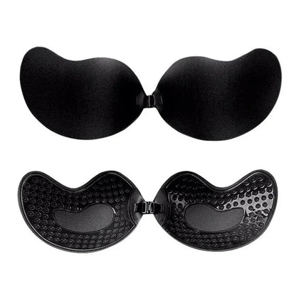 Sexy Women's Bra Invisible Push Up Bra Self-Adhesive Silicone Seamless Front Closure Sticky Backless Strapless Bra