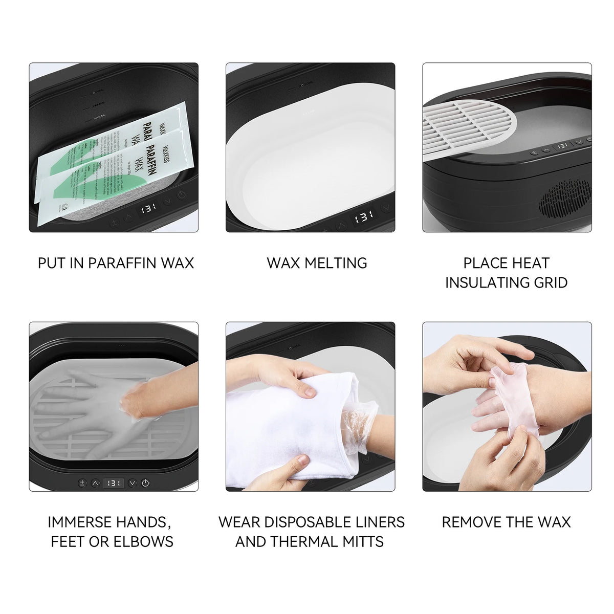 WAXKISS 1200g Paraffin Wax Refill for Paraffin Wax Bath Machine Moisturizing and Skin Softening Hand and Foot Care Wax New Formula for Long-Lasting Warmth Gentle Paraffin Wax Treatment for Smooth and Soft Skin Ideal for Home