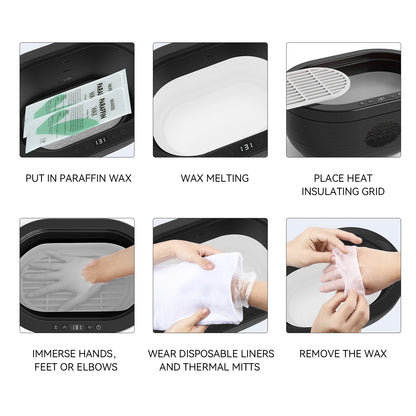 WAXKISS 1200g Paraffin Wax Refill for Paraffin Wax Bath Machine Moisturizing and Skin Softening Hand and Foot Care Wax New Formula for Long-Lasting Warmth Gentle Paraffin Wax Treatment for Smooth and Soft Skin Ideal for Home