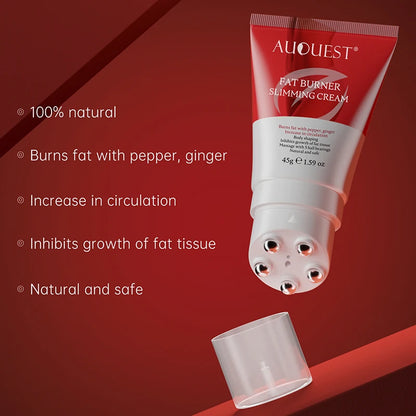Ginger Slimming Cream Fast Losing Weight Fat Burning Anti Cellulite Hot Cream Flat Belly for Women and Men Body Care