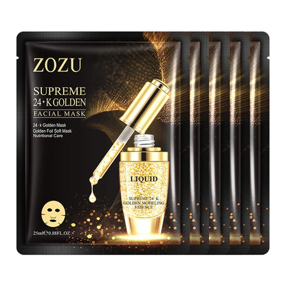 24K Golden Face Mask Anti Wrinkles Moisturizing Anti-aging Hydrating Facial Masks Face Sheet Masks Facial Skin Care Products