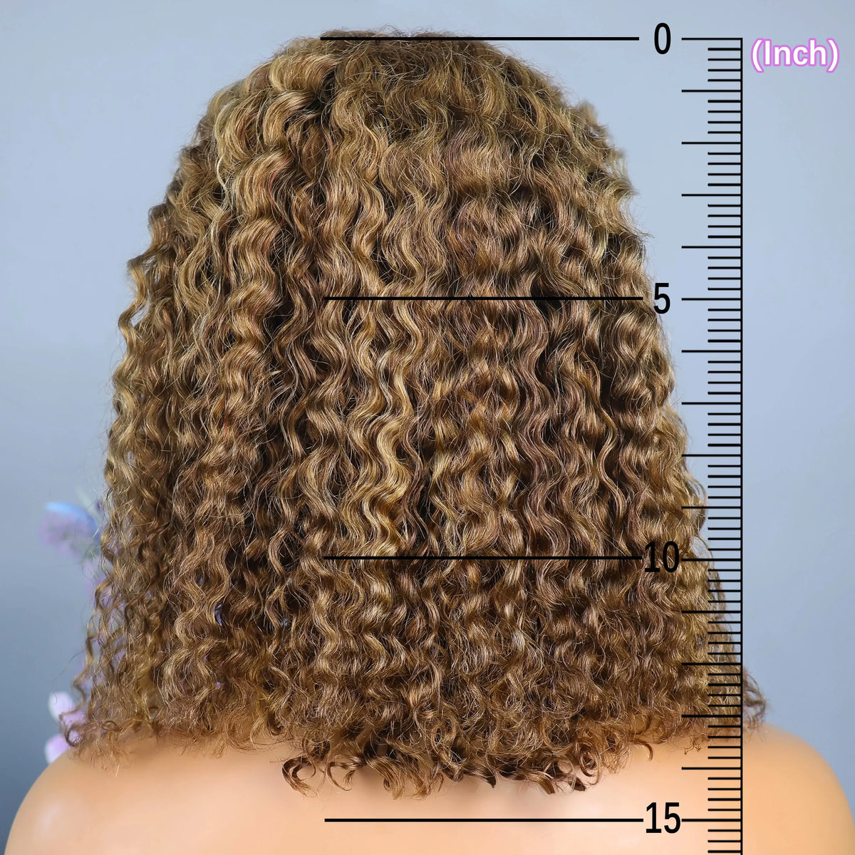 250 Density Highlight Short Bob 100% Human Hair Wigs Water Wave 13x4 HD Lace Front Wigs Ombre Blonde Deep Wave Lace Frontal Wig