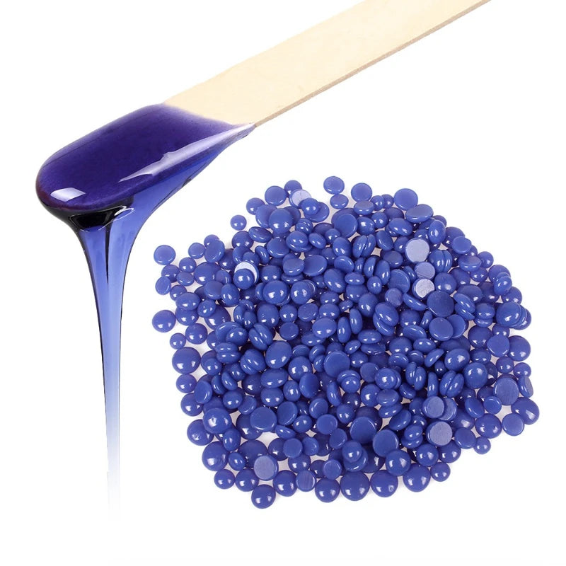 100g Whole Body Depilating Wax 10 Color Paper-Free Solid Hard Beeswax Hair Removal Beans Intimate Hair Removal Results Supplies