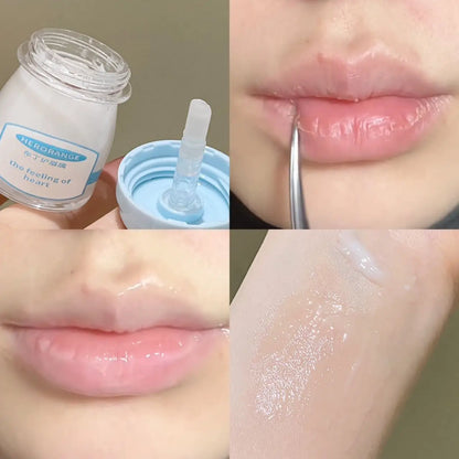 Herorange Pudding Lip Mask Deep Hydration Repair Dry Lips Lip Lines Overnight Care