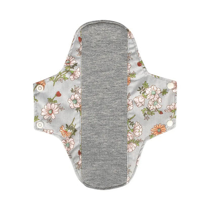 Graphene Reusable Sanitary Pads Leak Proof Fast Absorbent Washable Sanitary Napkins with Waterproof Layer Soft Panty Liner