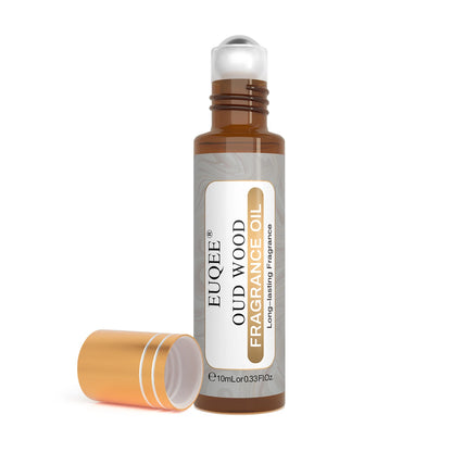 EUQEE Men's Aroma Essential Oil with Roller, Dragons Blood Sweet Tobacco Leather Fragrance Oil for Making Perfume Aromatic Spray
