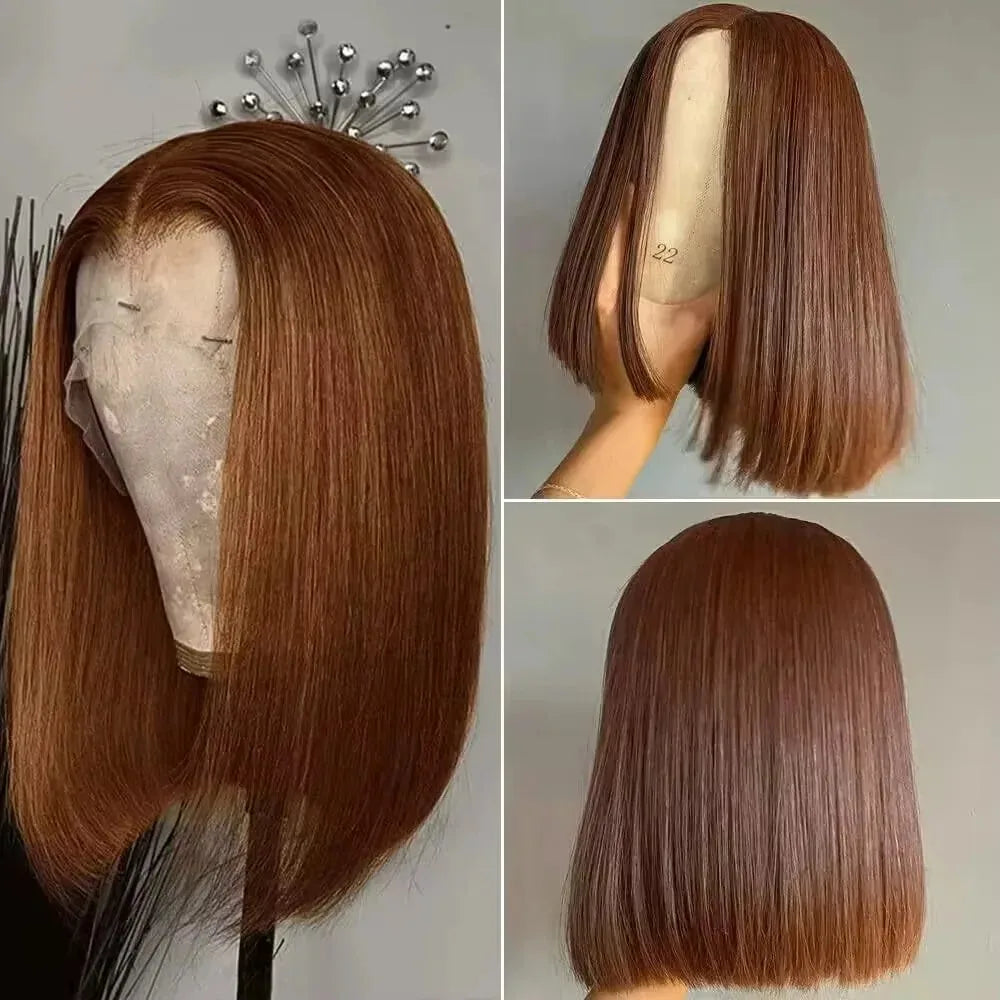 613 Blonde 13x4 Hd Lace Front Wig Layered Straight Natural Hairline Glueless Synthetic High Quality Cheap Lace Wig For Women