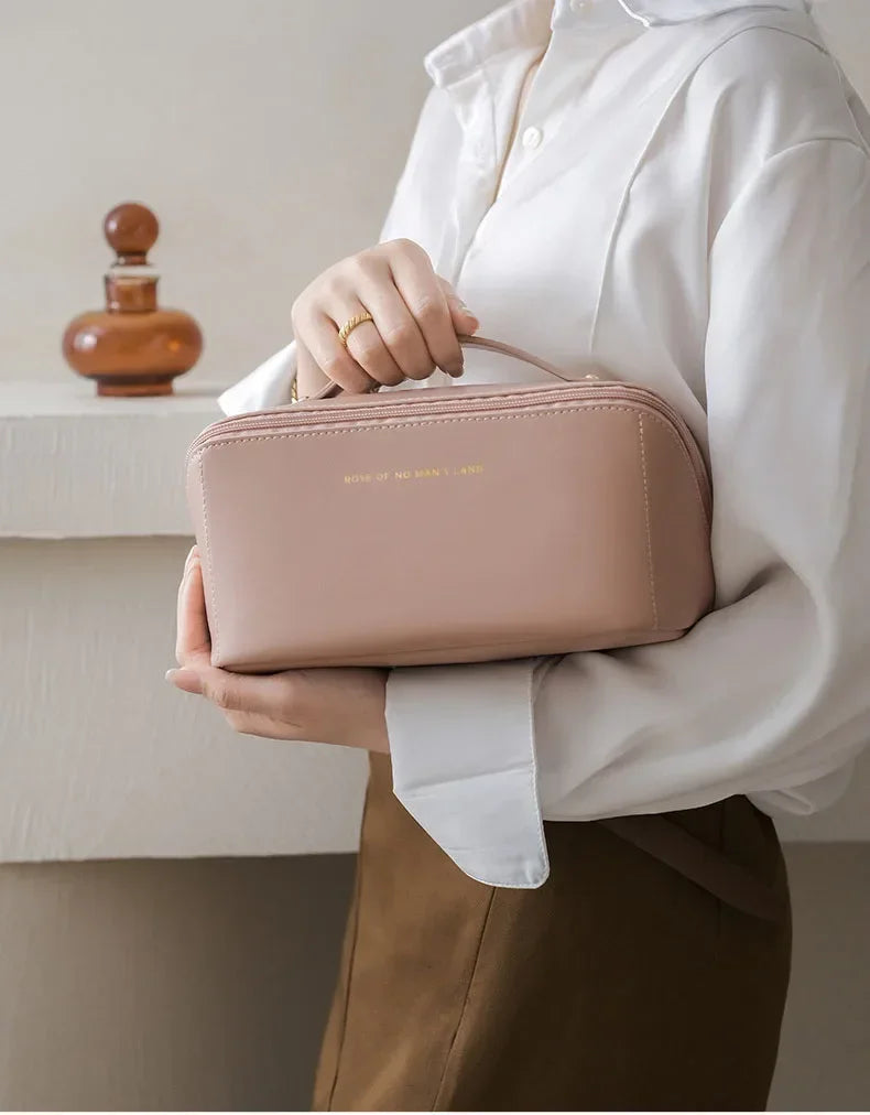 Makeup Organizer Female Toiletry Kit Bag Make Up Case Storage Pouch Luxury Lady Box, Cosmetic Bag, Organizer Bag for Travel Zip
