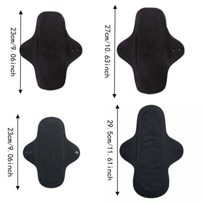 Anti-Slip Washable Menstrual Cloth Pads Seamless Pure Cotton Sanitary Napkin Soft Breathable Panty Liner Night