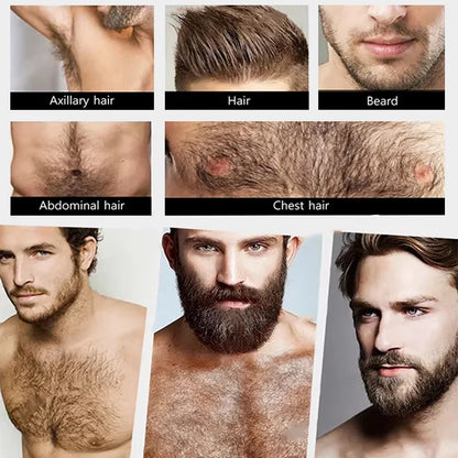 High Quality Fast Beard Growth Serum For Men Promote Beard Regrowth Thicker Longer Fuller Anti Hair Loss Essential Oil Hair Care