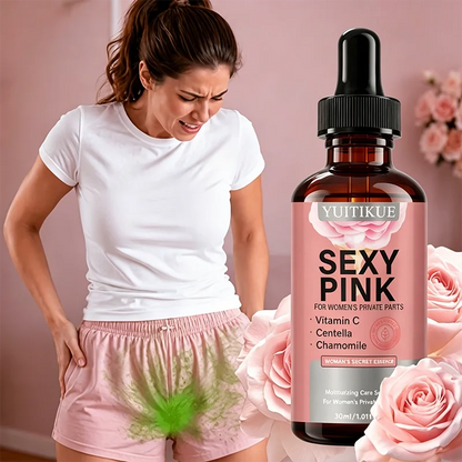 YUITIKUE Women Private Care Oil SEXY PINK Feminine Serum Soothing Moisturizing Long Lasting Fresh Gentle Daily Intimate Oil