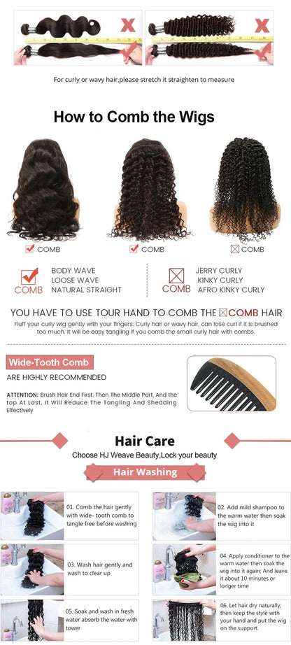 5x5 Glueless Wigs Human Hair Ready To Wear Deep Wave 13x4 13x6 Hd Lace Front Human Hair Wig Transparent Water Wave Curly Wigs