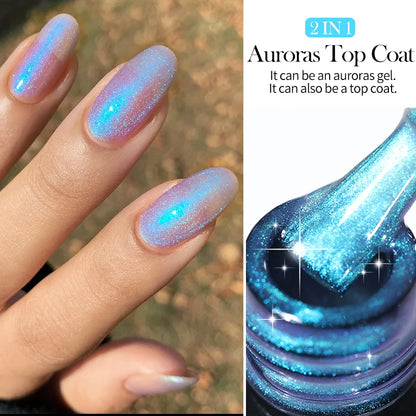 LILYCUTE 7ML Champagne Gold Reflective Glitter Gel Nail Polish Superflash Colorful Sparkling Effect For Manicure Nail Art UV Gel