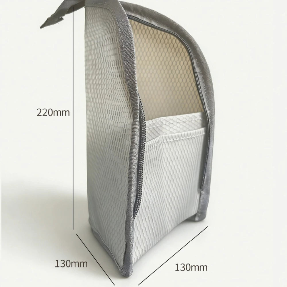 Standing Mesh Toiletry Bag Portable EVA Travel Foldable Toothbrush Cosmetic Organizer Women Bathroom Storage Pouch Сумка