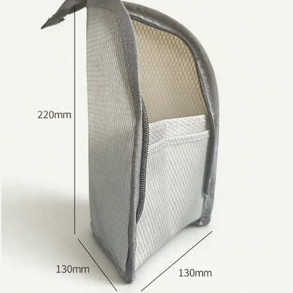 Standing Mesh Toiletry Bag Portable EVA Travel Foldable Toothbrush Cosmetic Organizer Women Bathroom Storage Pouch Сумка