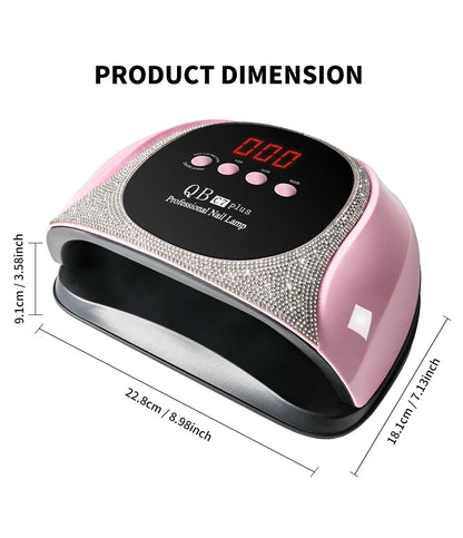 Manicure UV LED Nail Drying For Nails 57LEDS Gel Polish Curing UV Lamp With Diamond Design Professional Nail Dry Equipment
