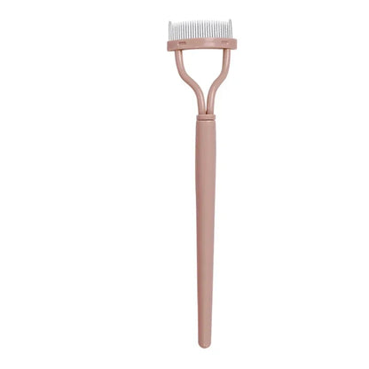 Portable Eyelash Brush Comb Mascara Curl Eye Lash Stainless Steel Eyelash Combing Tools Eyelash Curler Makeup Lash Separator