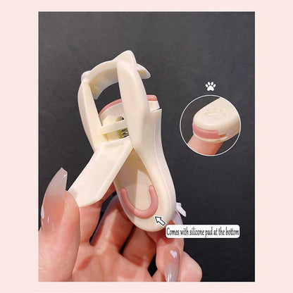 1/2pcs Cat Ear Eyelash Curler, Gentle Curling Lash Tool, No Hurt to Eyelids, Beginner-Friendly, Lightweight
