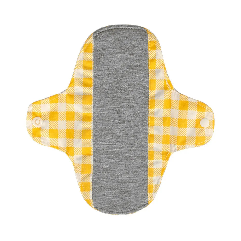 Graphene Reusable Sanitary Pads Leak Proof Fast Absorbent Washable Sanitary Napkins with Waterproof Layer Soft Panty Liner