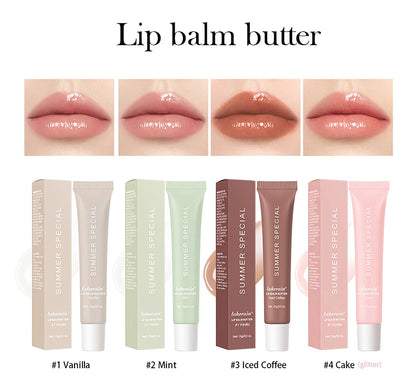 5 Colors Hydrating Lip Stain Lip Balm Plumping Lip Oil Glossy Lip Glaze Stick Moisturizing Lip Cosmetic Christmas Gift For Women