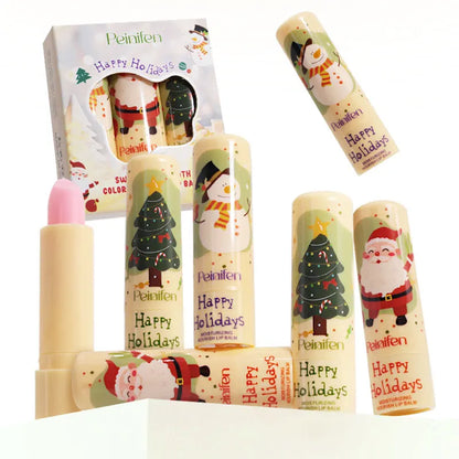 Three Color Changing Lipstick, Moisturizing and Soothing, Color Changes with Temperature, Refreshing and Non Greasy Lipstick Set