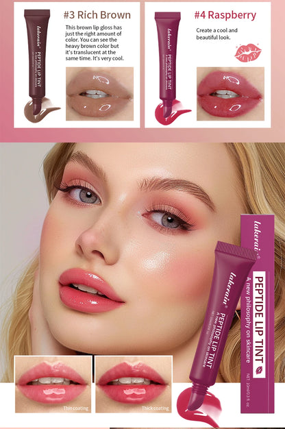 Christmas Gift Hydrating Lip Gloss Glitter Plumping Lipgloss High Shine Glass Finish Nude Colors Shiny Jelly Liquid Lipstick