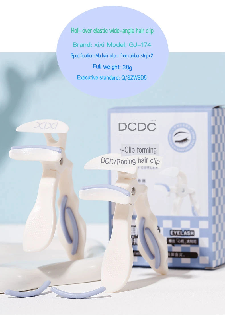XIXI Bezel-Free Wide-Angle Eyelash Curler for Permanent Styling No Flesh Swelling Beginner-Friendly Eyelash Curler