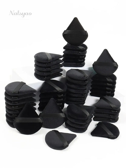 Velvet Triangle Makeup Sponge Soft Foundation Blender Puff Face Powder Puff Cosmetic Mixer Beauty