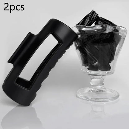 2pcs Fashionable Hair Grips, with Strong Anti-slip Grip - Engineered, Durable Shark-shaped Grips, Safe and Unbreakable Design