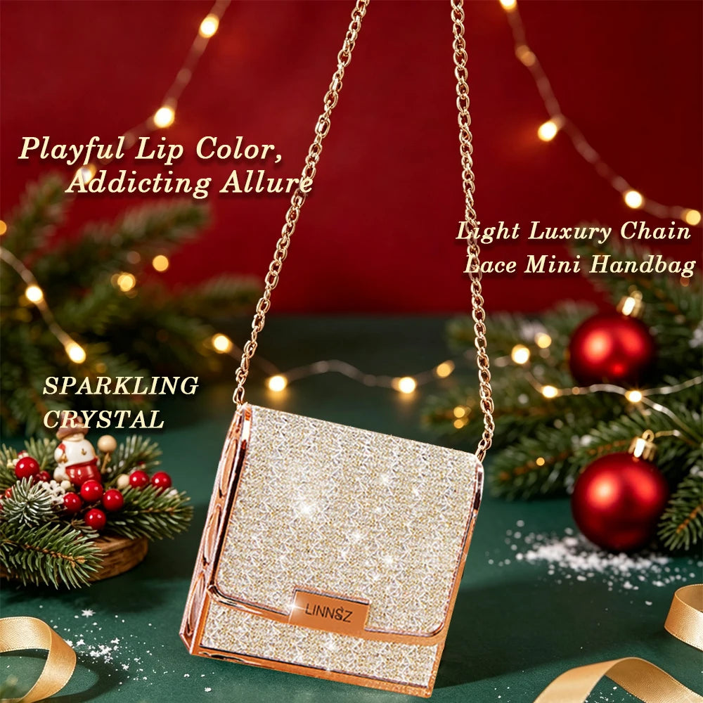 Christmas matte lip gloss set,waterproof and easy to apply,long-lasting and natural,the top choice for gifting,Christmas gift