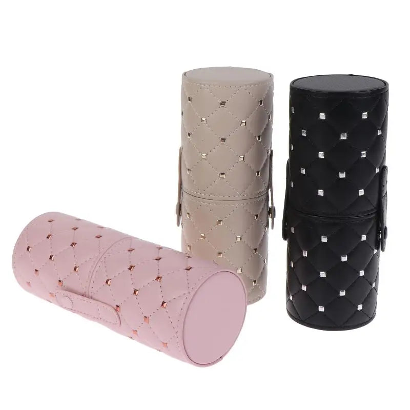 1Pcs Diamond Square Nail Makeup Tool Storage Pen Holder Large Capacity Multi-Functional Makeup Brush Storage Container
