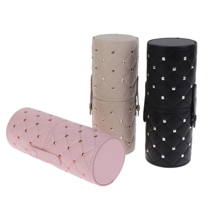 1Pcs Diamond Square Nail Makeup Tool Storage Pen Holder Large Capacity Multi-Functional Makeup Brush Storage Container