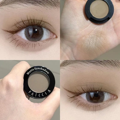 Eyeshadow Matte Red Black White Brighten Highlighter Eye Shadow Palette Lasting Shimmer Highly Pigmented Monochrome Eyes Makeup