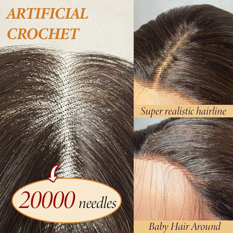 12inch Black Women white Short Bob Lace Front Wig,13x4HD Transparent Clear Lace Light Brown Glueless Fashion natural  Daily Wear