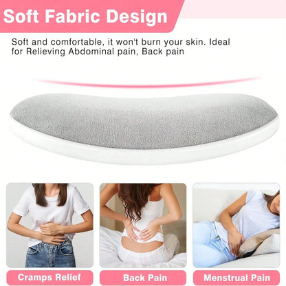 Heating Pads, Period Cramp Massager Portable Cordless Heating Pad With 6 Heat Levels And 6 Massage Modes For Back Pain Relief Menstrual Heating Pad