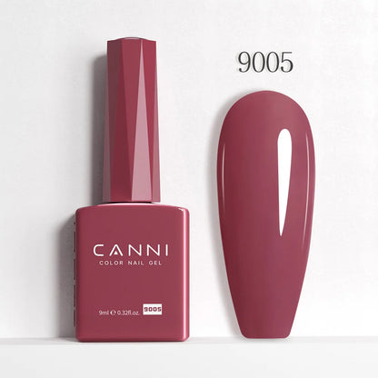 CANNI Gel Nail Polish TPO/HEMA FREE Gorgeous Christmas Red Color Winter Nails Full Coverage Soak Off UV LED Semi Permanent Gel