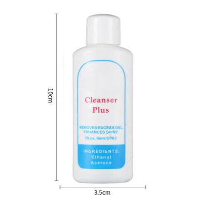 1 PC Gel Polish Remover Cleanser Plus Finger Nail tip Cleaning Liquid 60ml Nail art Cleaner