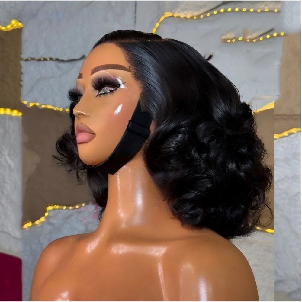 Loose Body Wave Chocolate Brown 4x4 5x5 HD Lace Frontal Bob Wigs Human Hair PrePlucked Brazilian Colored Human Hair Wigs 250%
