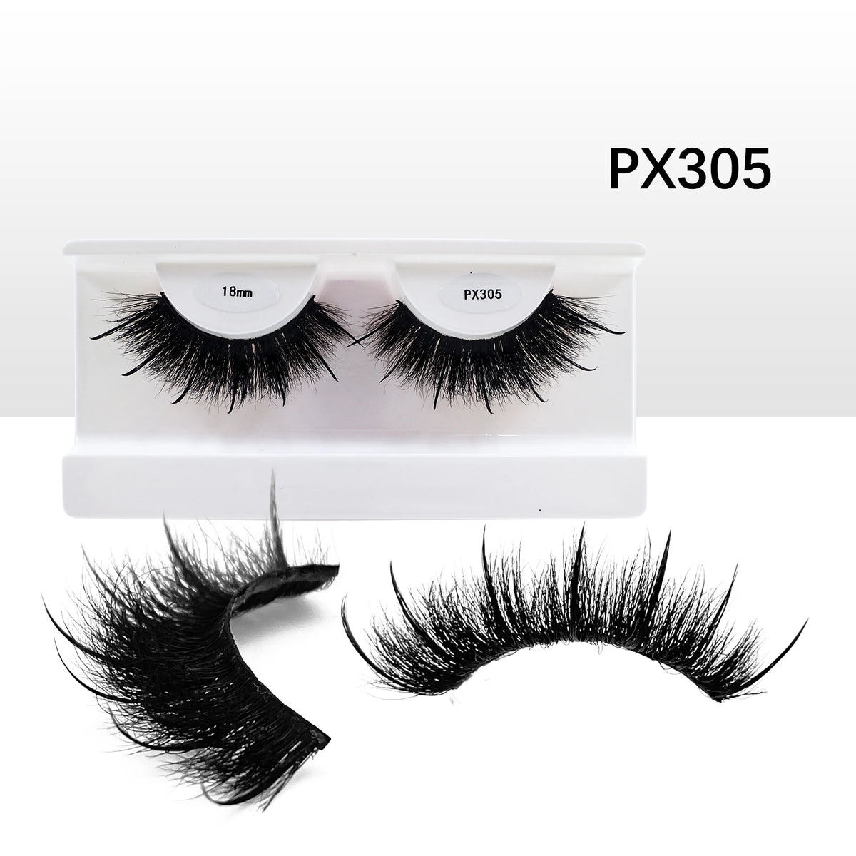 RED SIREN Full & Wispy Volume Mink Eyelashes Private Labels High Quality Eyelash Extension Effect Strip Lashes Mink Fluffy