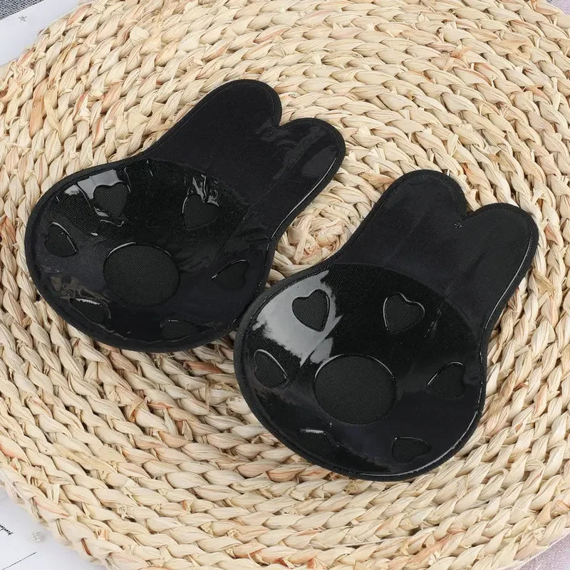 Women Breast Lifting Stickers Push Up Bras Silicone Invisible Chest Strapless Breast Rabbit Lift Up Tape Nipple Cover Bra Pads