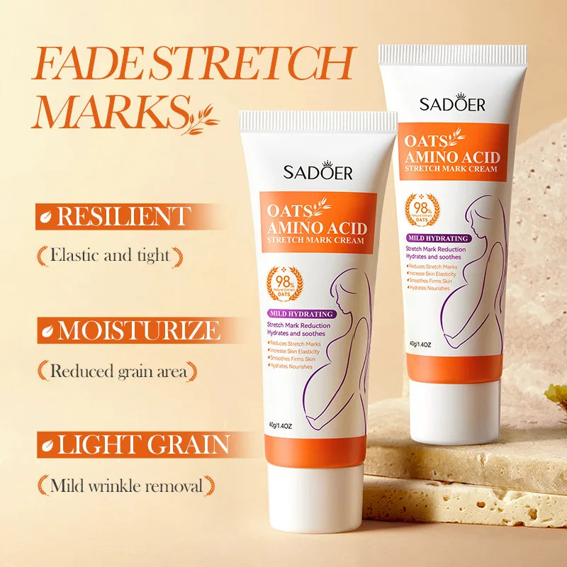 Pregnant Women Stretch Mark Removal Cream Postpartum Obesity Anti-Aging Firming Body Skin Care Winkle Repair Maternity Fitness