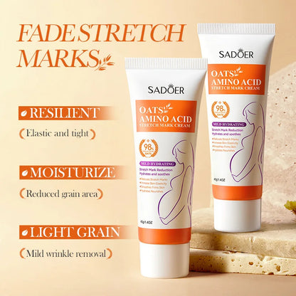 Pregnant Women Stretch Mark Removal Cream Postpartum Obesity Anti-Aging Firming Body Skin Care Winkle Repair Maternity Fitness