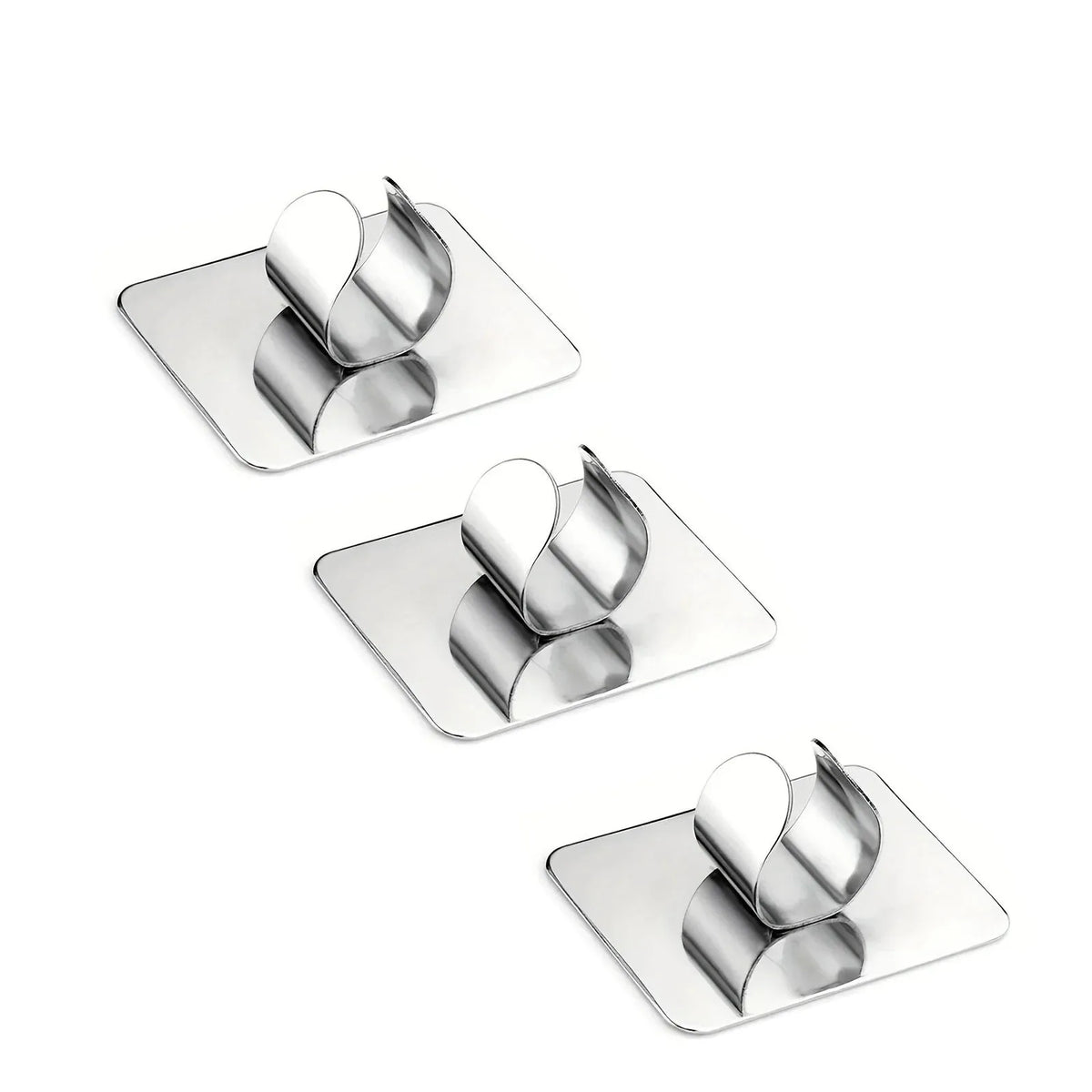 Stainless Steel Makeup Mixing Palette with Ring Portable Metal Tray for Foundation & Nail Art Reusable Cosmetic Organizer Plate