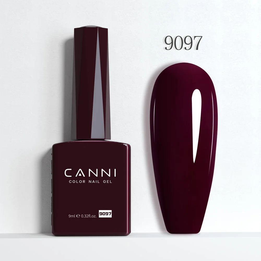 CANNI Gel Nail Polish TPO/HEMA FREE Gorgeous Christmas Red Color Winter Nails Full Coverage Soak Off UV LED Semi Permanent Gel