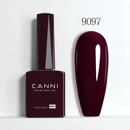 CANNI Gel Nail Polish TPO/HEMA FREE Gorgeous Christmas Red Color Winter Nails Full Coverage Soak Off UV LED Semi Permanent Gel