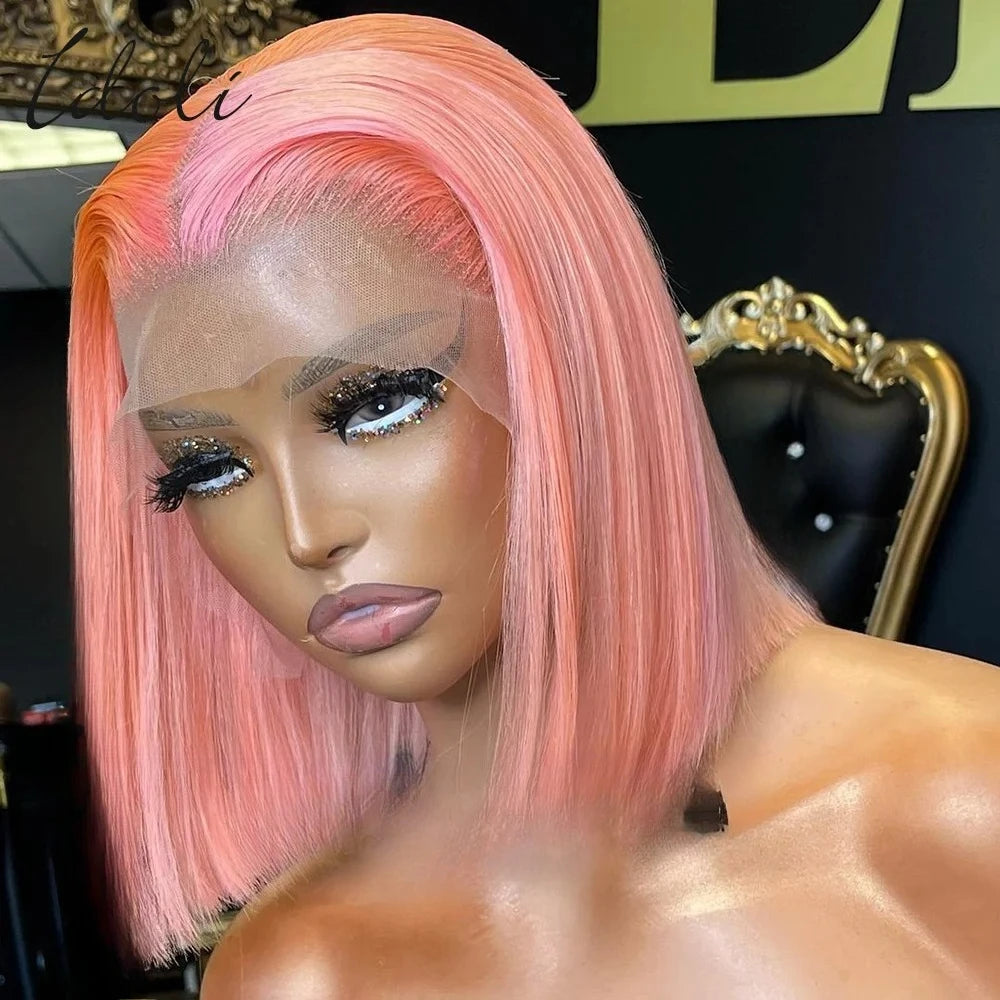 613 Blonde 13x4 Hd Lace Front Wig Layered Straight Natural Hairline Glueless Synthetic High Quality Cheap Lace Wig For Women