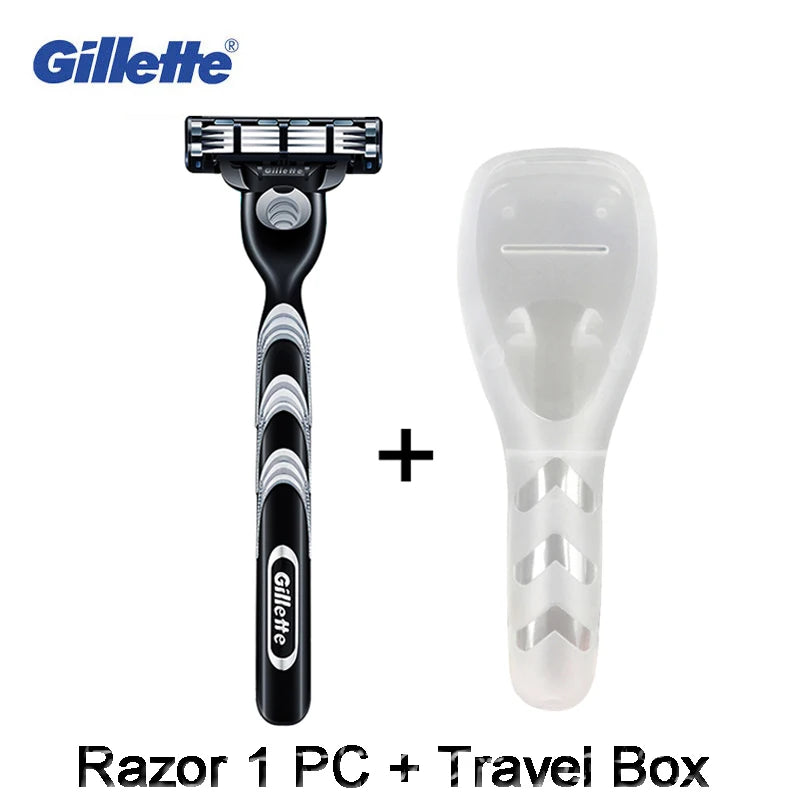 Original Gillette Mach 3 Men's Manual Shaver Safety Razor Face Beard Shaving Hair Removal Mach3