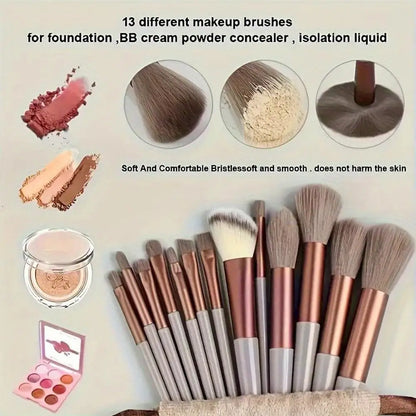 Professional Makeup Brush Set for Foundation Powder Eyeshadow & Blending Soft Fluffy Cosmetic Brushes Beauty Tools Makeup 2026